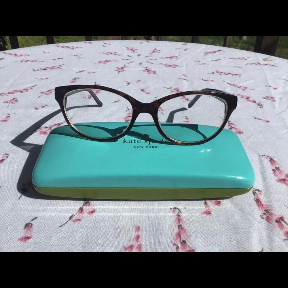 Kate Spade Purdy prescription glasses frames with case